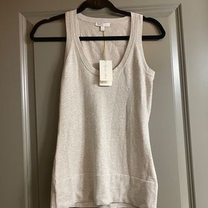 Minnie Rose Ecru Sweater Tank - NWT